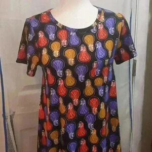 Lularoe‎ Ladies Carly Light bulb Print